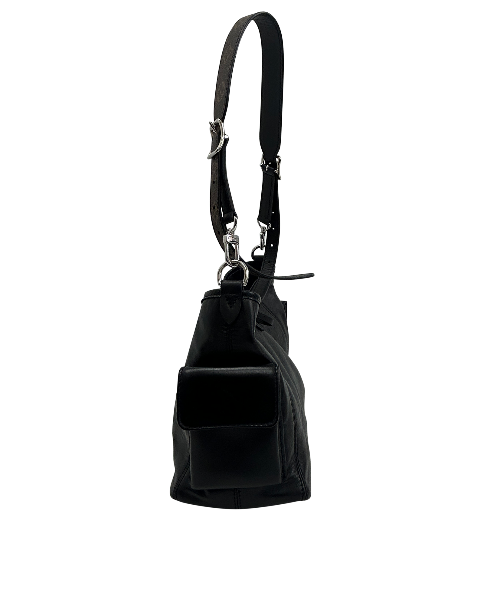 CarryAll Cargo Vibe, 2.400&euro;, Bolso, Negro, Planta - Mimbre, Vista lateral
